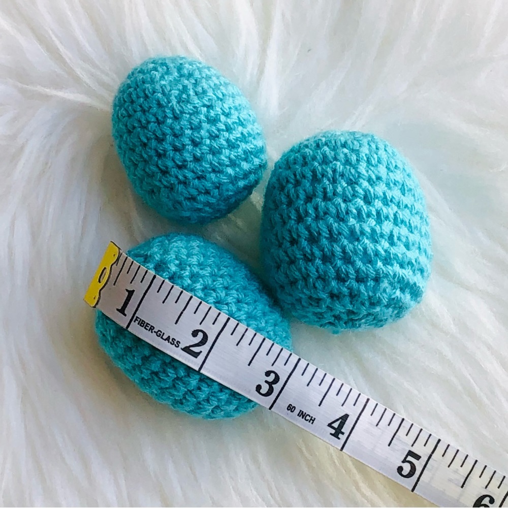 Crochet Easter Eggs 3 pc - Picture 5 of 5